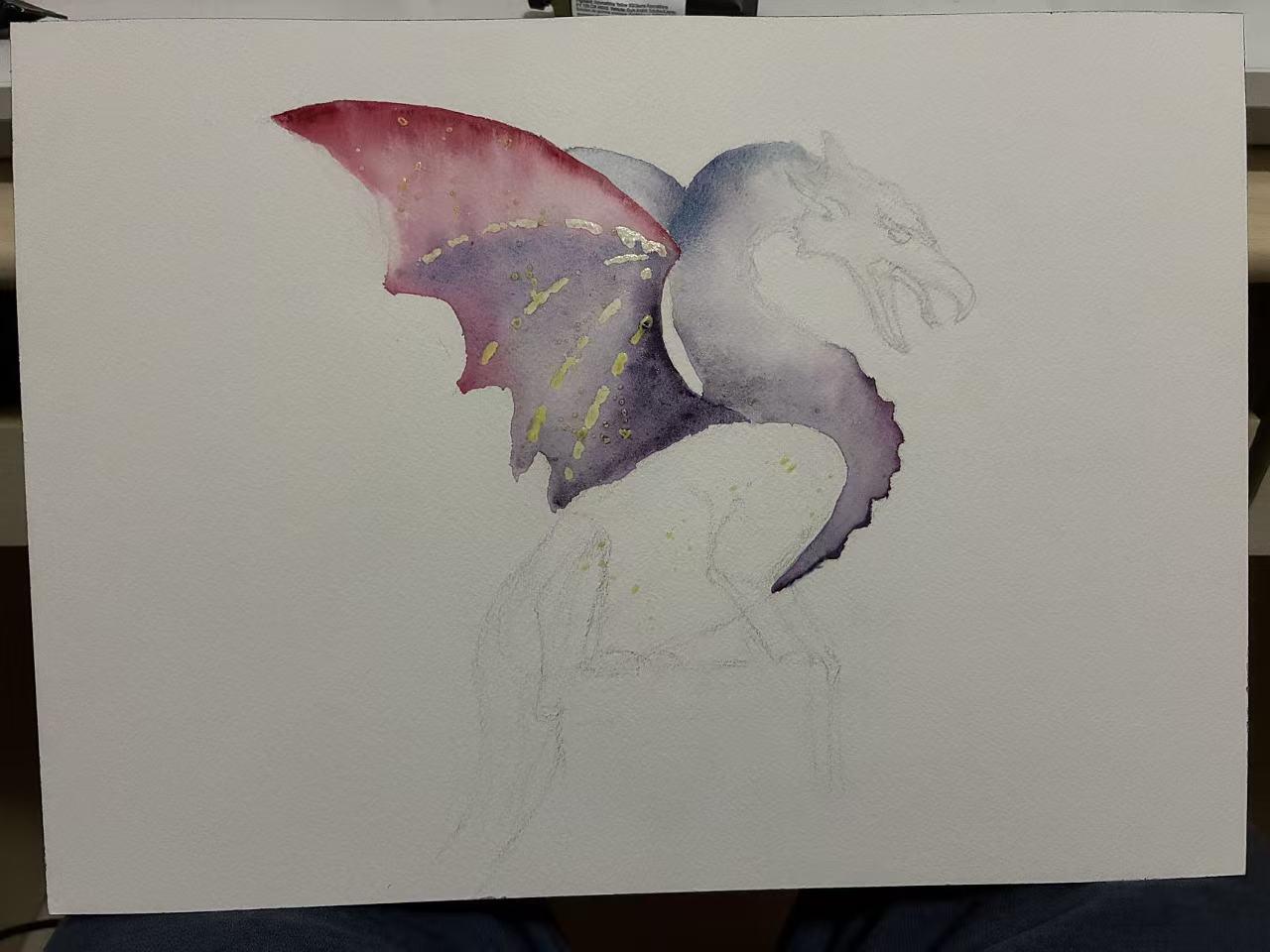 A Menacing Wyrm - image 1 - student project