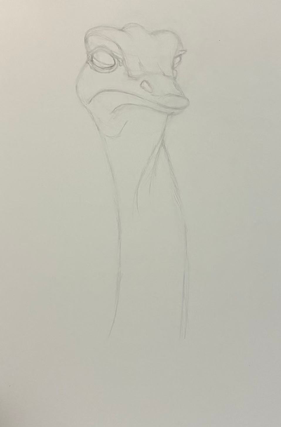 Realistic (and judgmental) Ostrich - image 4 - student project