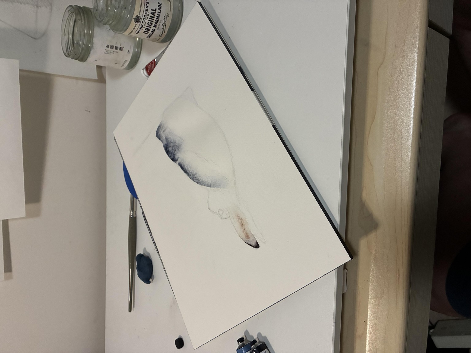 Attempts at Delicate Snow Hare - image 2 - student project