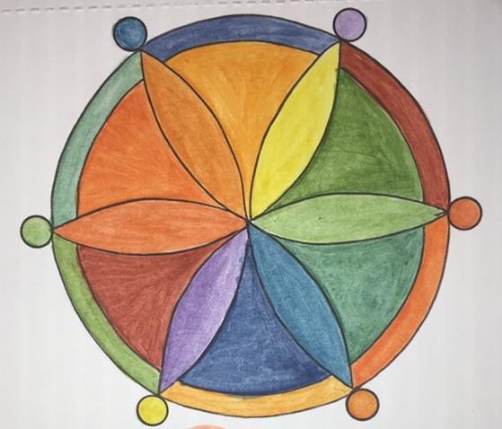 Colour Wheel Mandala Part 2 - image 1 - student project