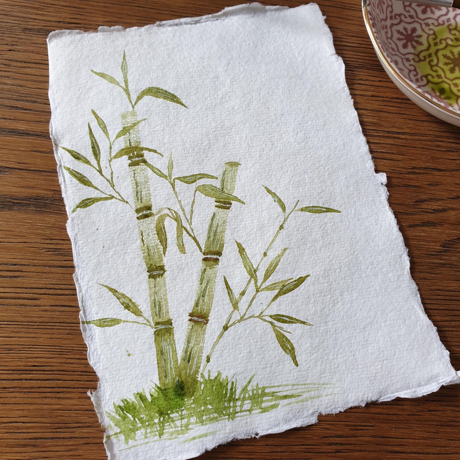 Bamboo on khadiPaper - image 1 - student project