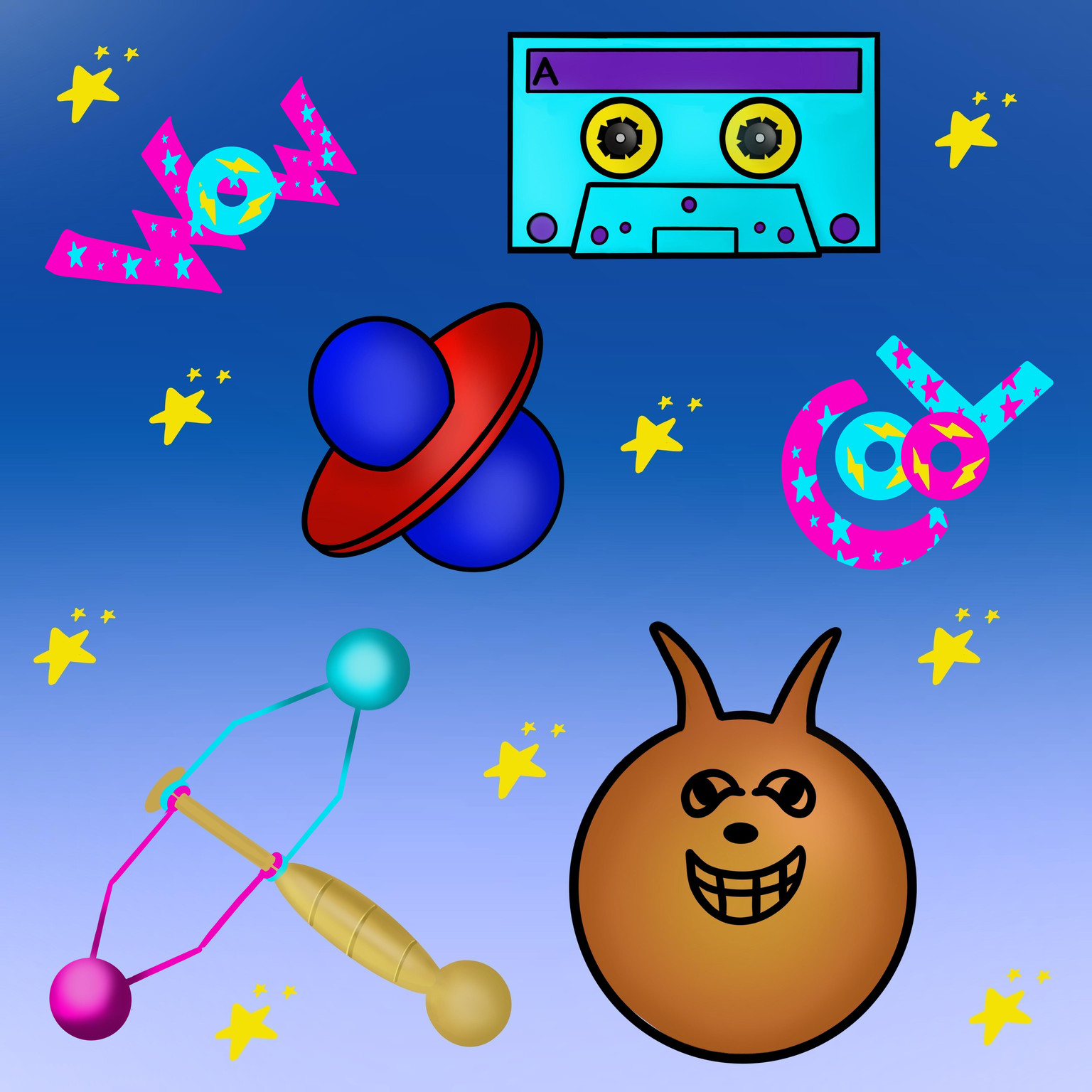 90’s Stickers - image 1 - student project