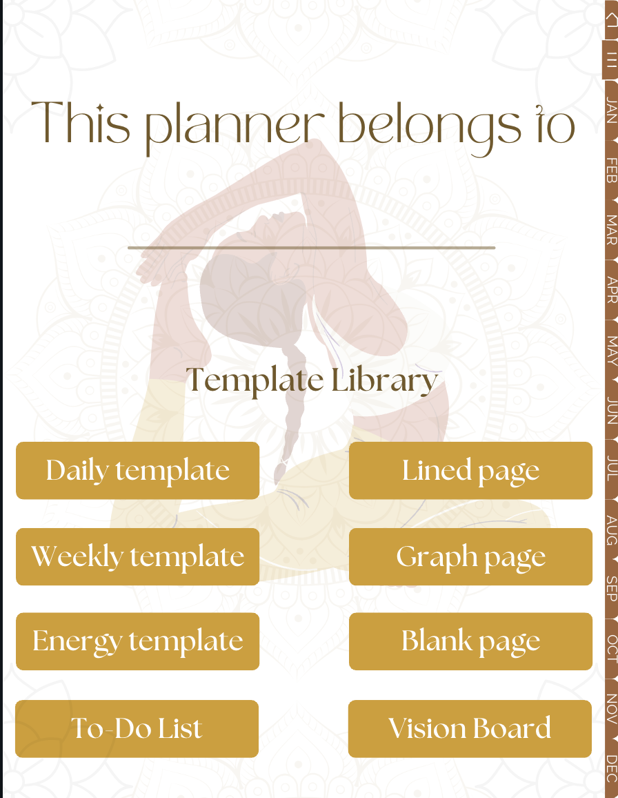 Peacefilled Planner - image 3 - student project