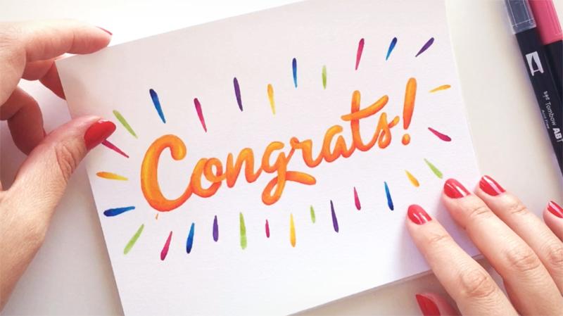 Congrats! (SAMPLE PROJECT)  - image 2 - student project