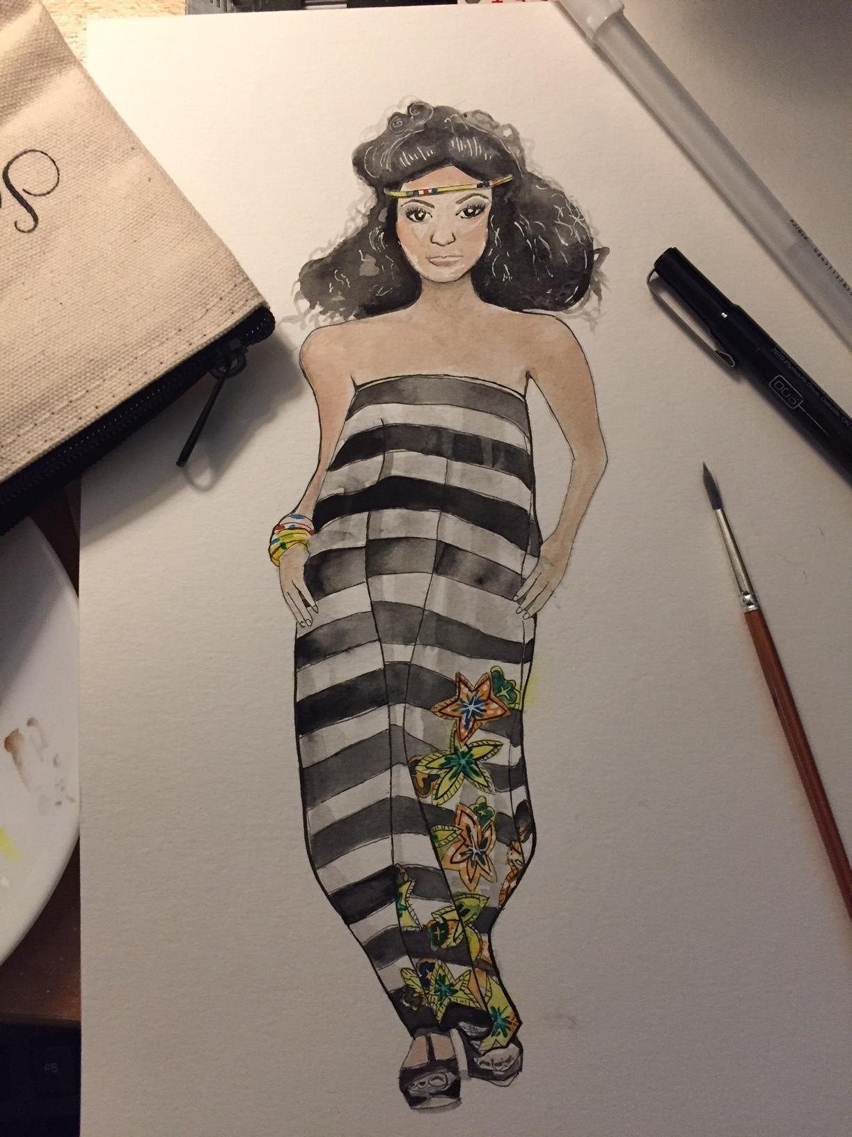 Fashion Illustration Project - image 4 - student project