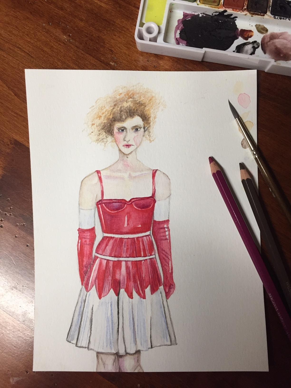 Fashion Illustration Project - image 2 - student project
