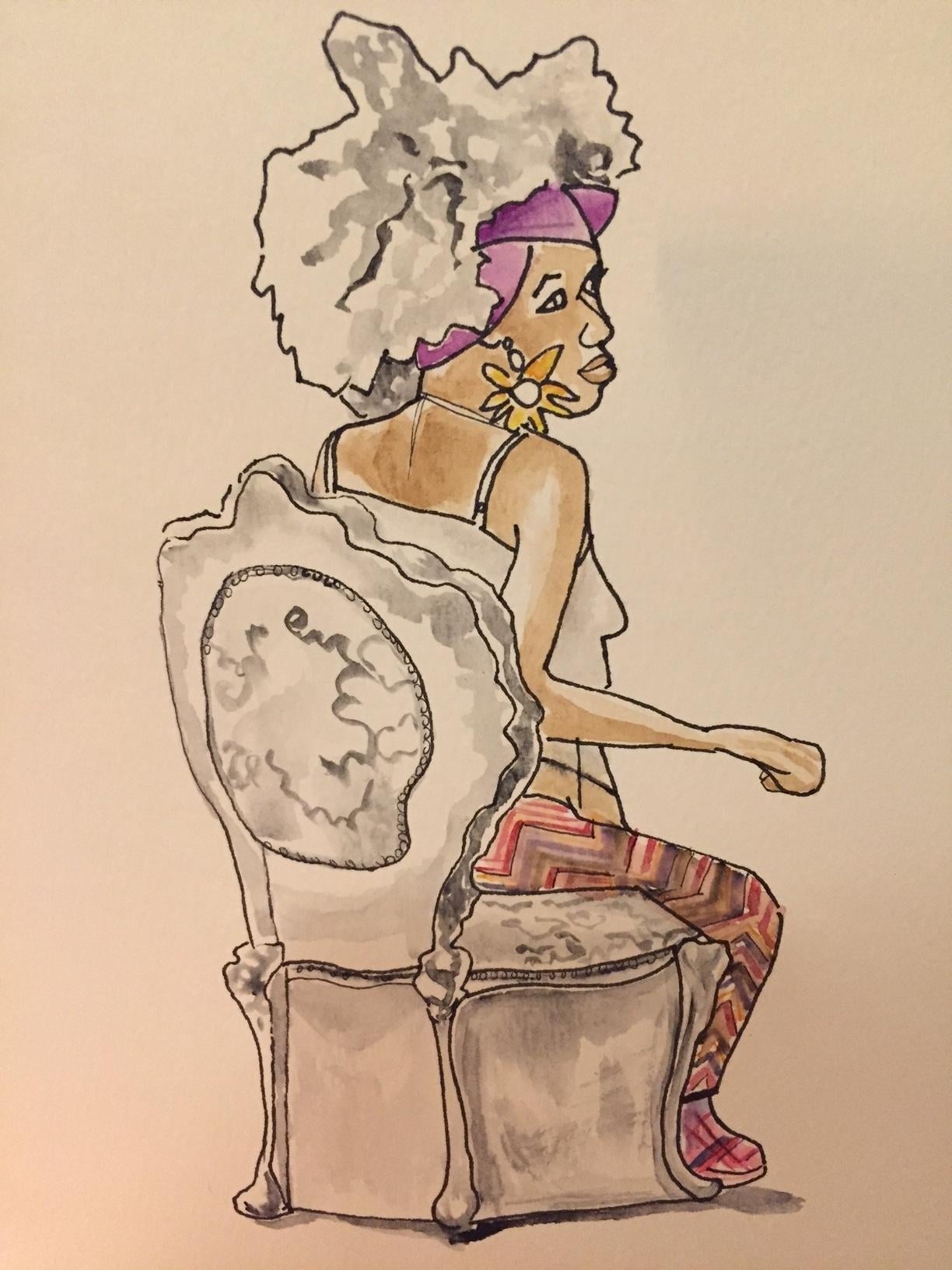 Inking with a Watercolor Twist - image 2 - student project