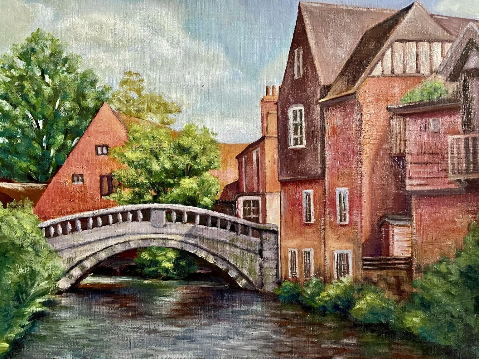 The river Itchen runs through Winchester's historic town centre - image 2 - student project