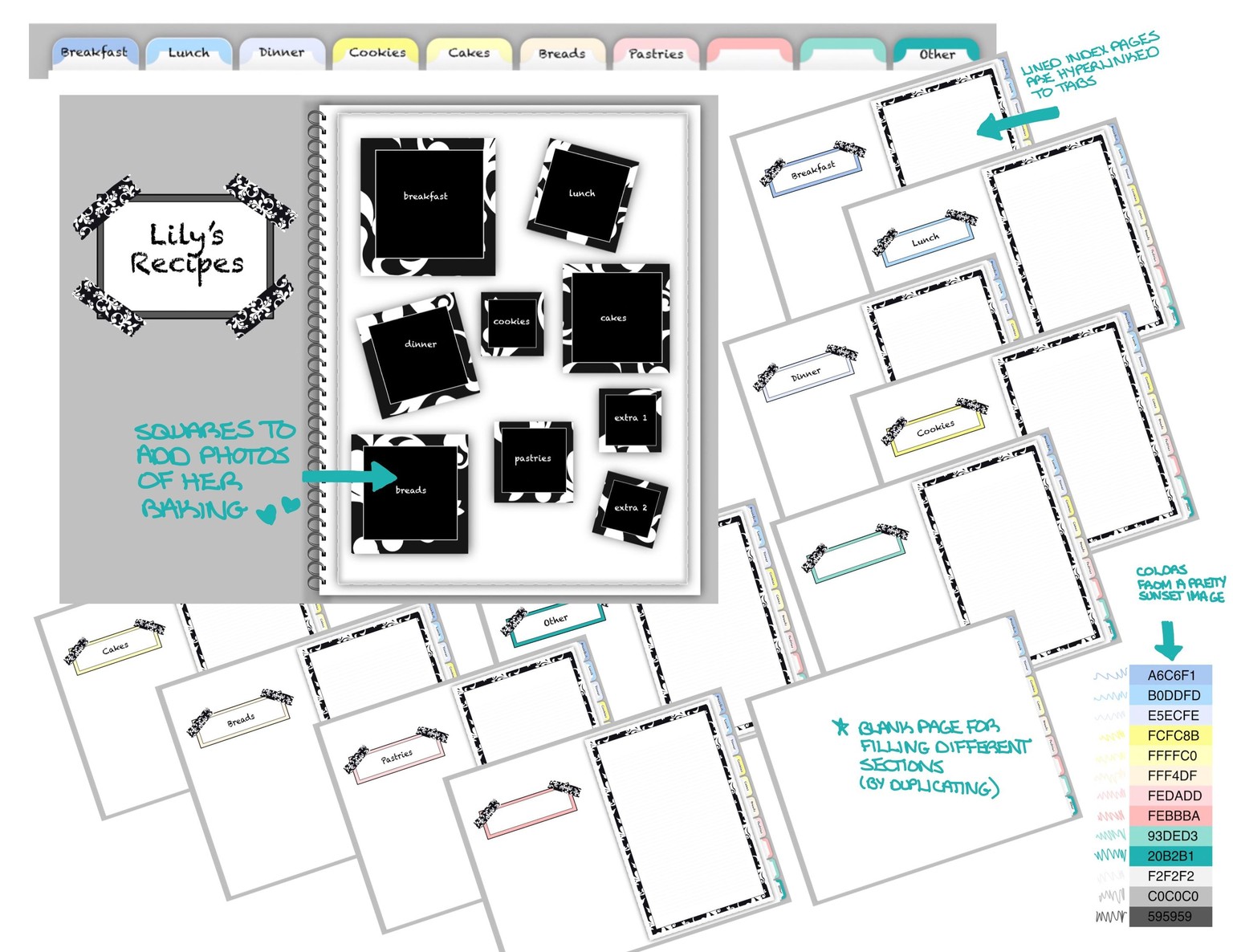 Recipe book w/hyperlinks - image 1 - student project