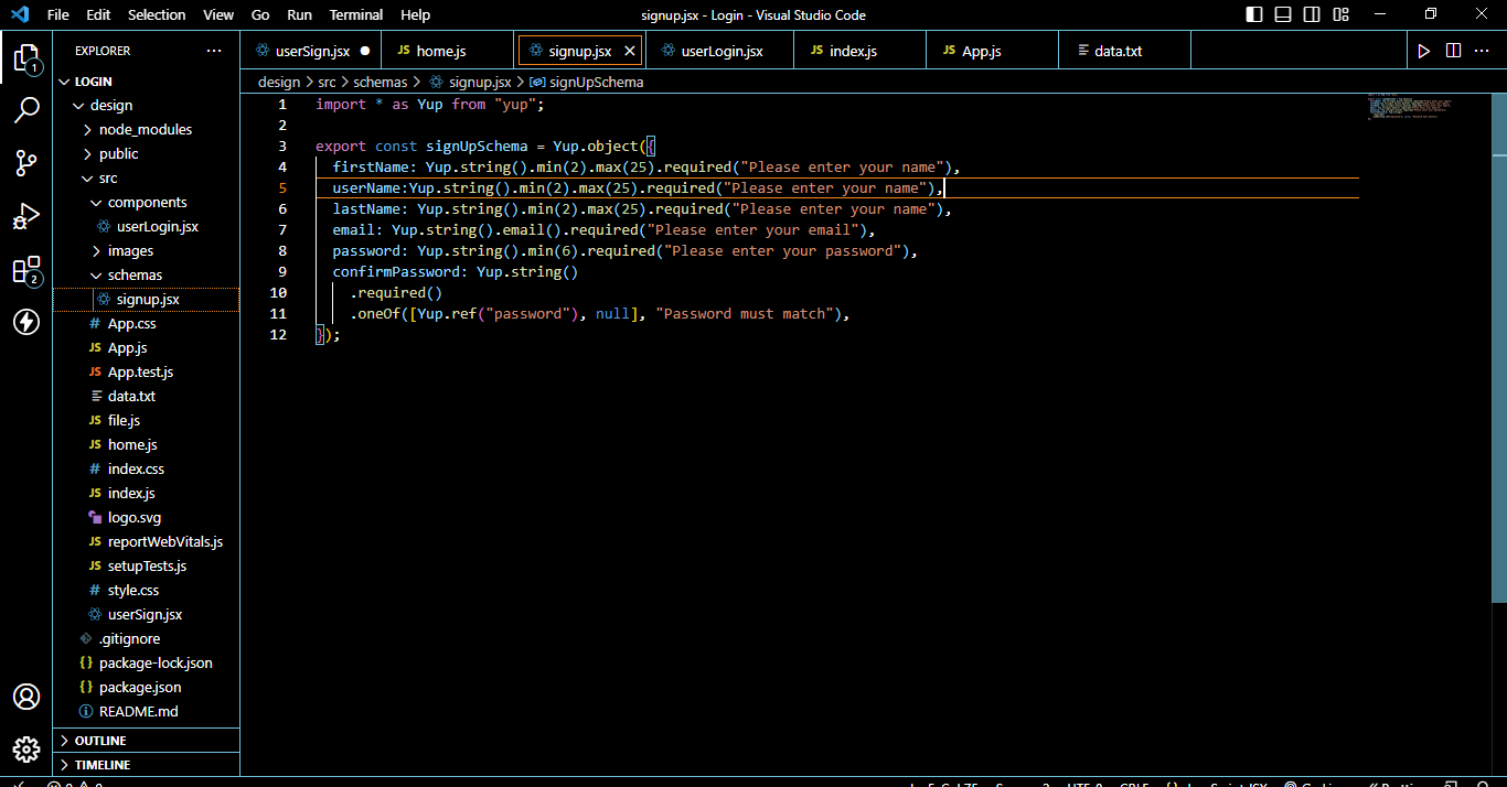 Login and Signup - image 5 - student project