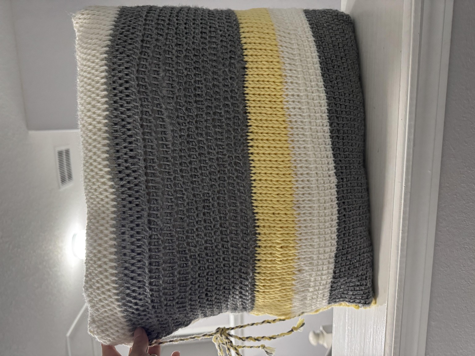Tunisian Crochet: Creative Vibrant Throw Pillow - image 2 - student project