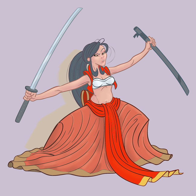 Character Design: Gypsy Princess - image 2 - student project