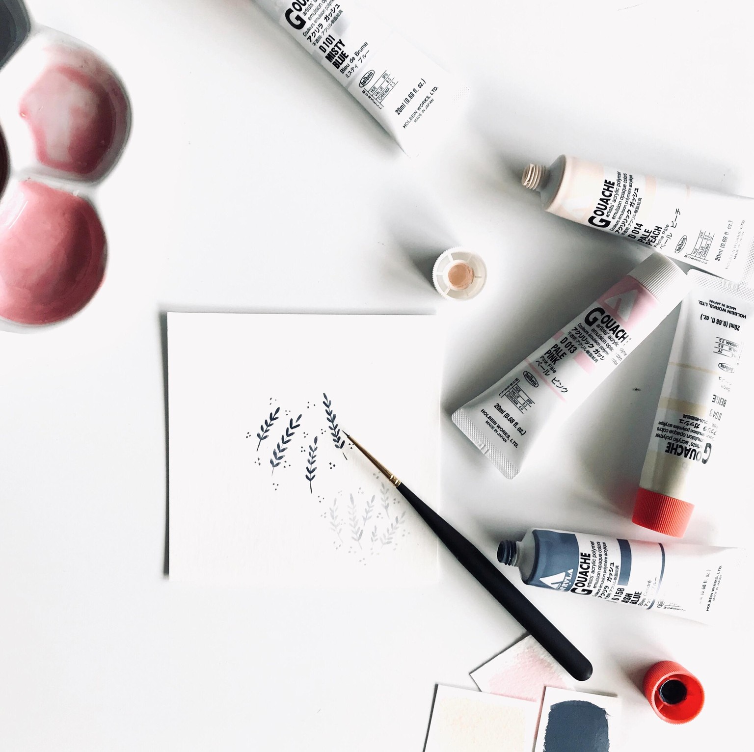 My art desk flat lay photos - image 2 - student project