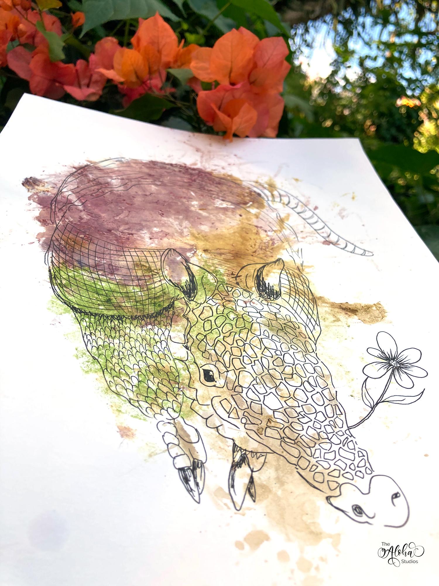 Meet Arnaud, the flower armadillo - image 3 - student project