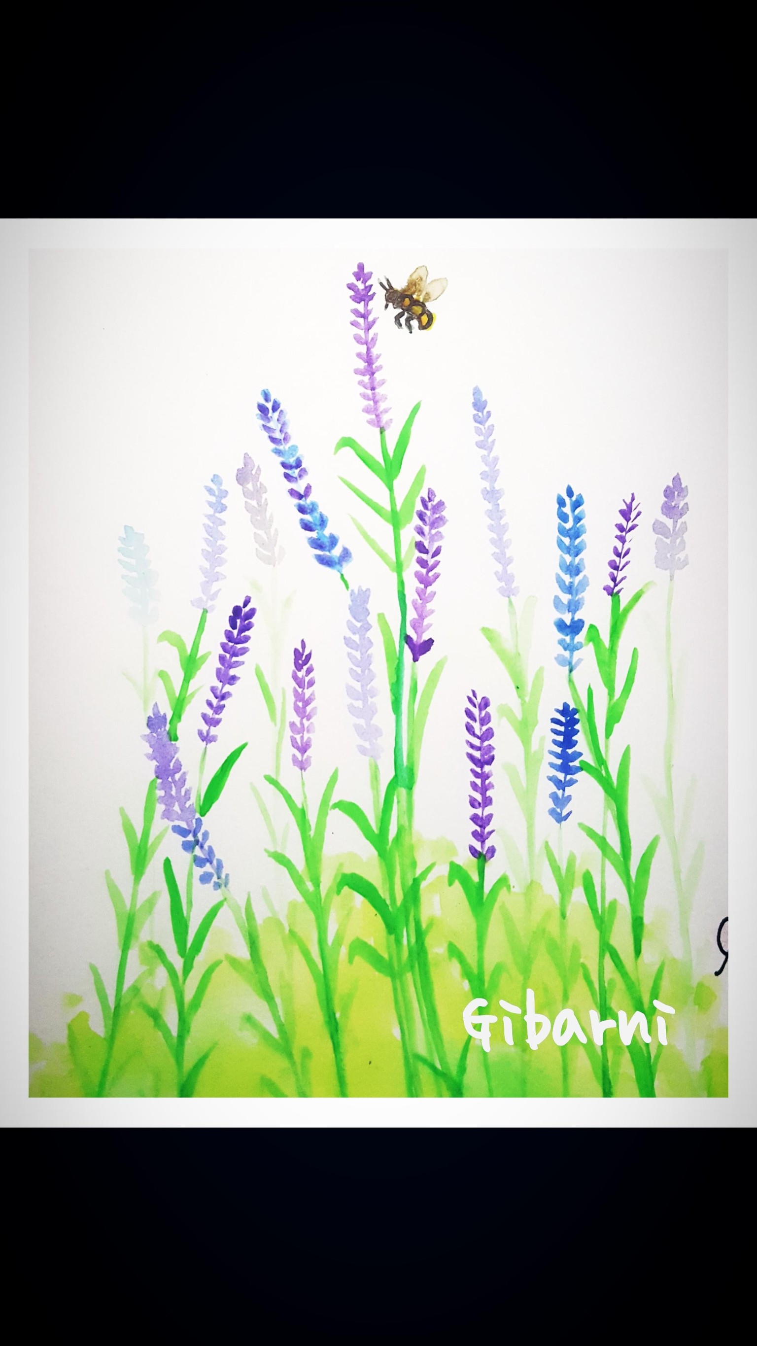 Lavender and bee - image 1 - student project