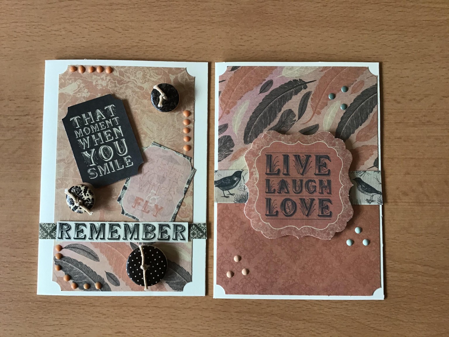 Cards from 6x6 Paper pad - image 3 - student project