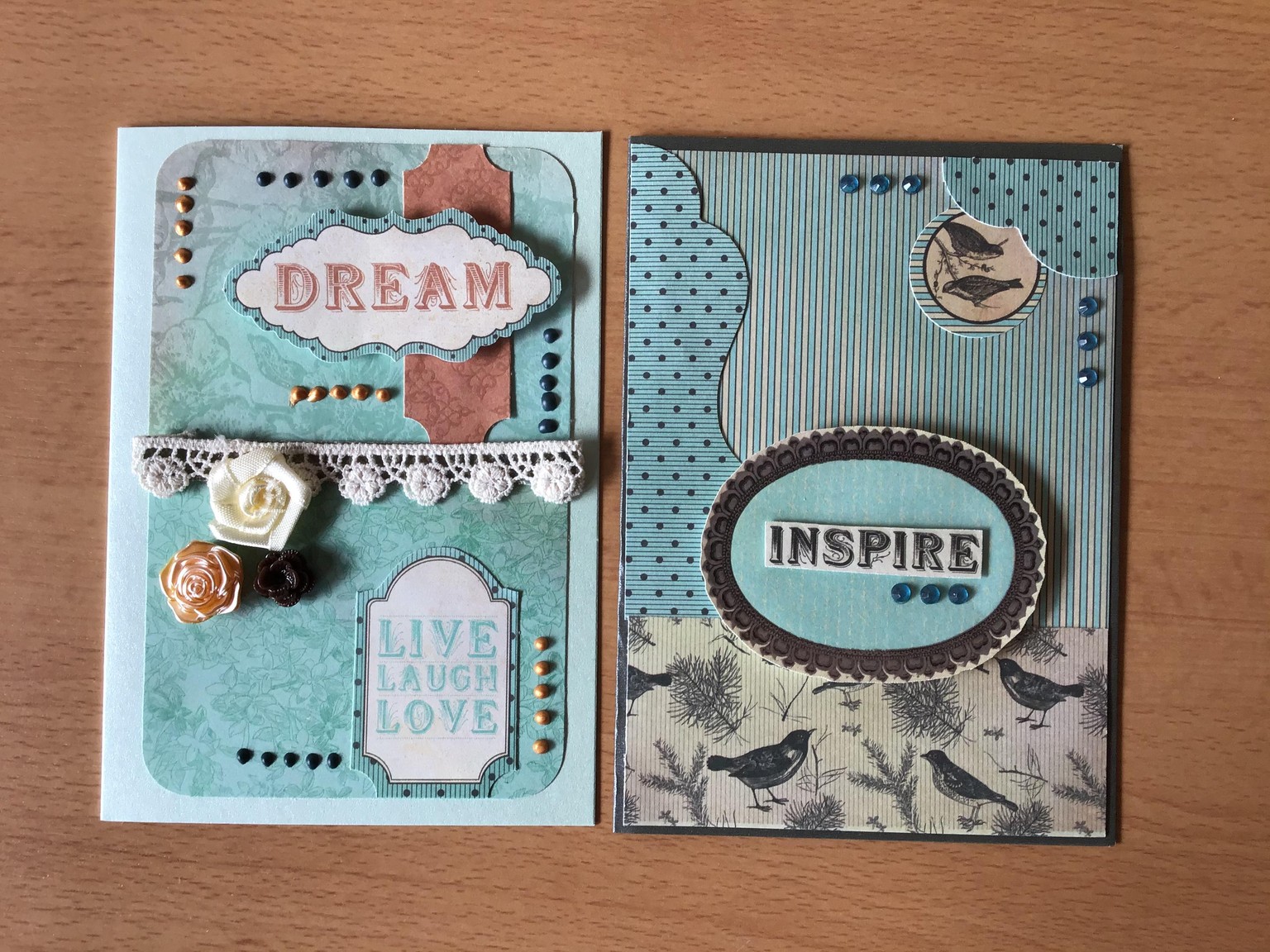 Cards from 6x6 Paper pad - image 2 - student project