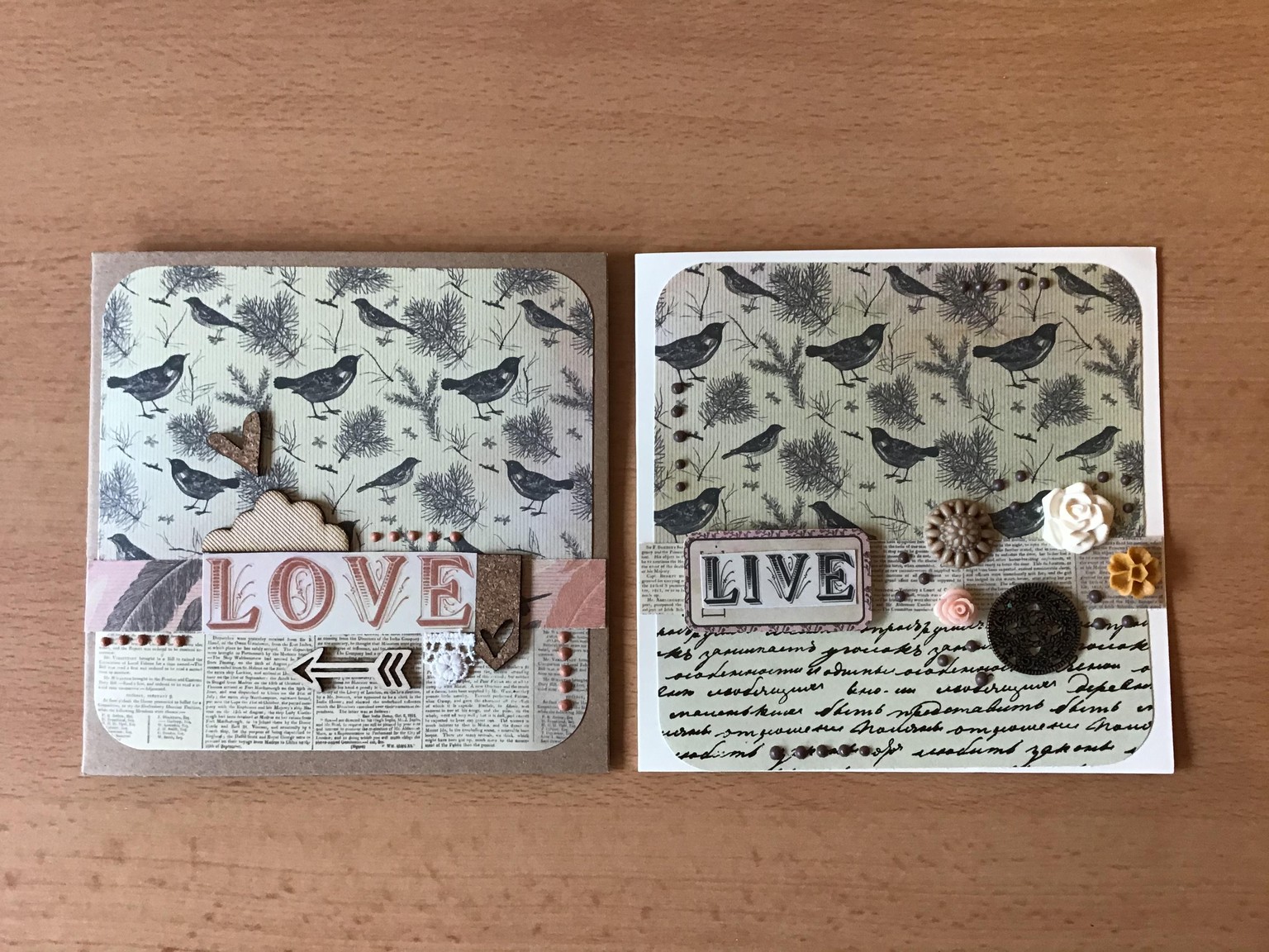 Cards from 6x6 Paper pad - image 7 - student project