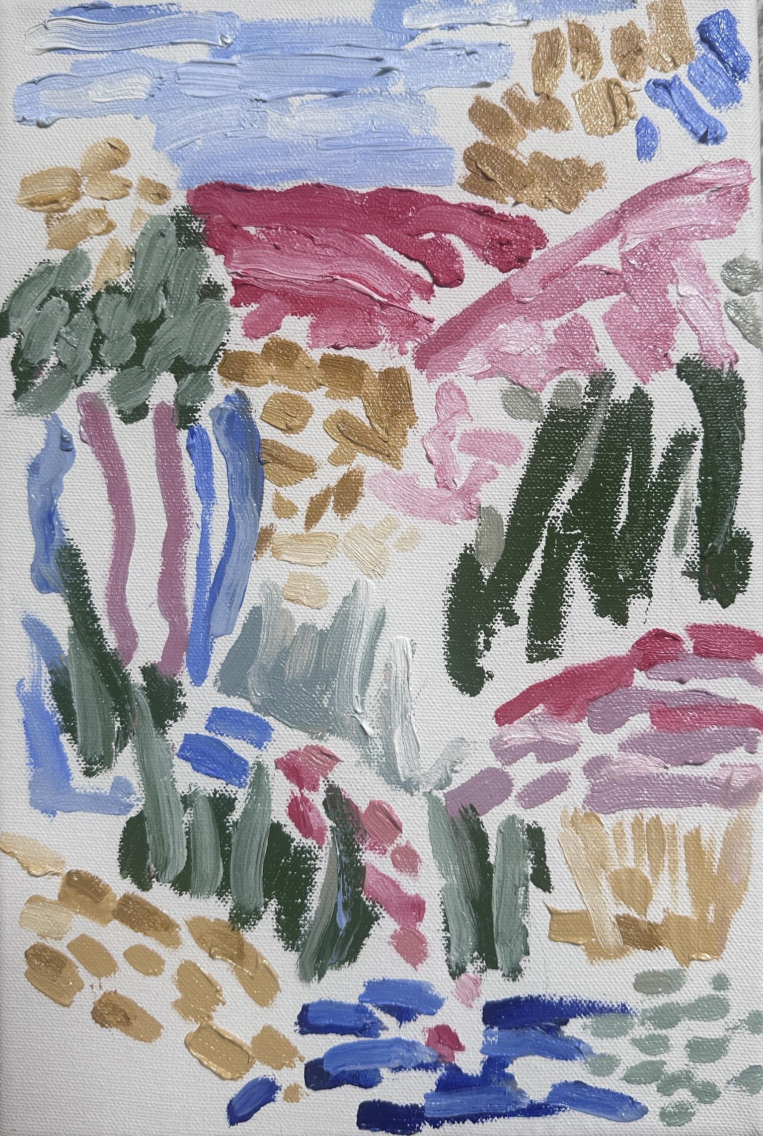 Matisse-inspired landscape - image 1 - student project