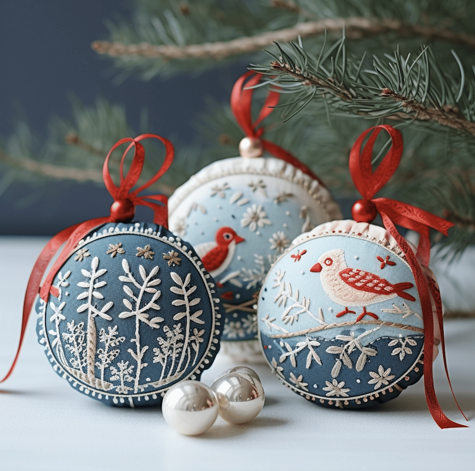 Cozy Christmas Ornaments - image 1 - student project
