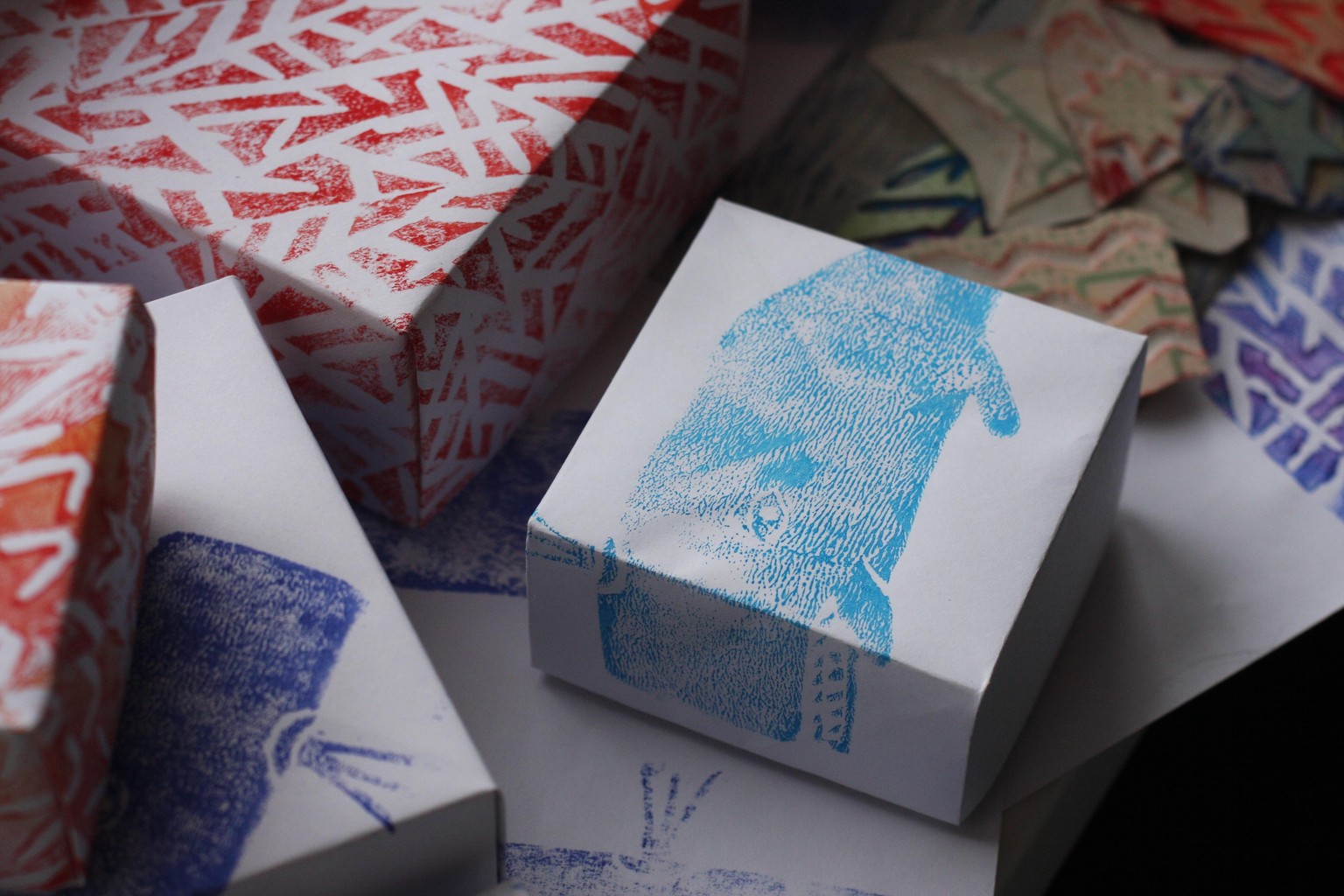hand-made patterns and origami boxes - image 5 - student project
