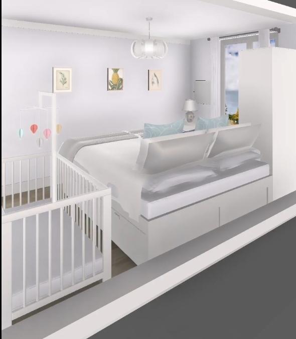 Bedroom - image 1 - student project