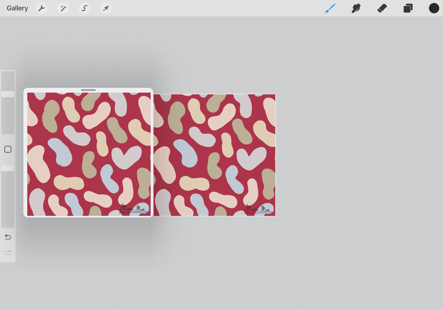 Patterns in Procreate - image 2 - student project