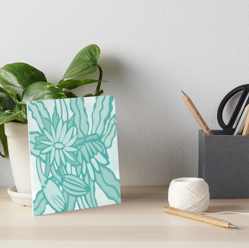 Monochromatic Gouache Floral - image 7 - student project