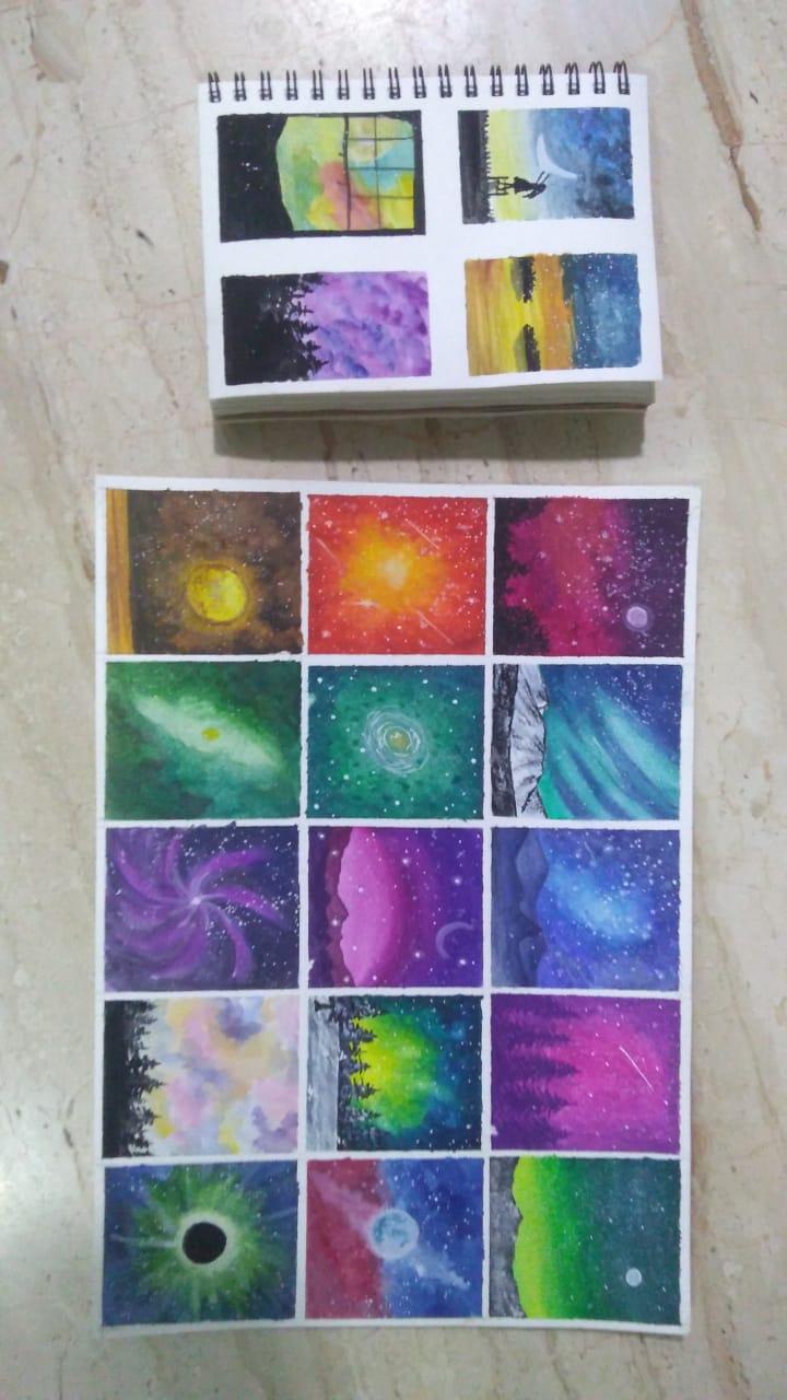 galaxy paintings - image 1 - student project
