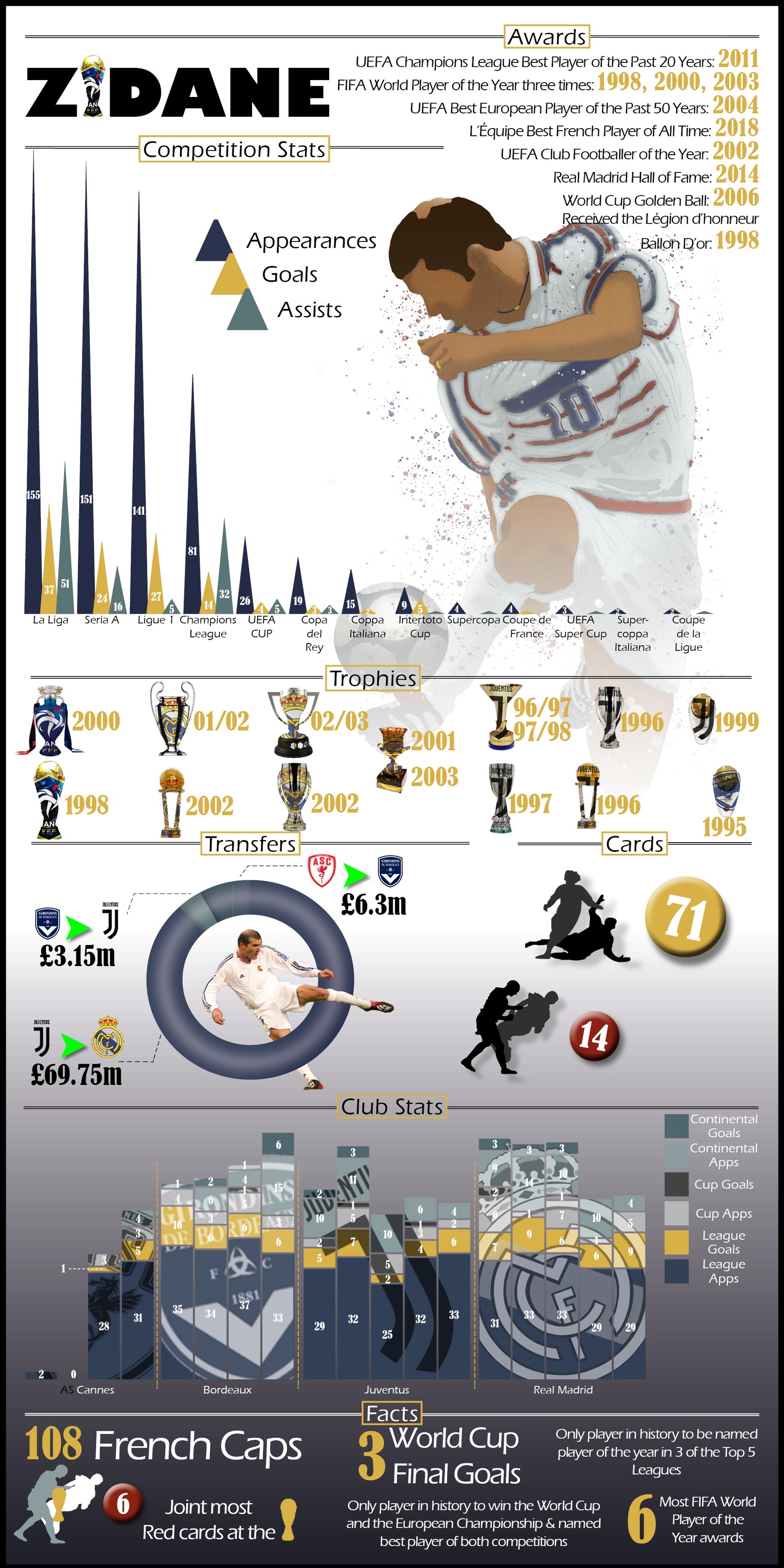 Playing Career - Zidane - image 1 - student project