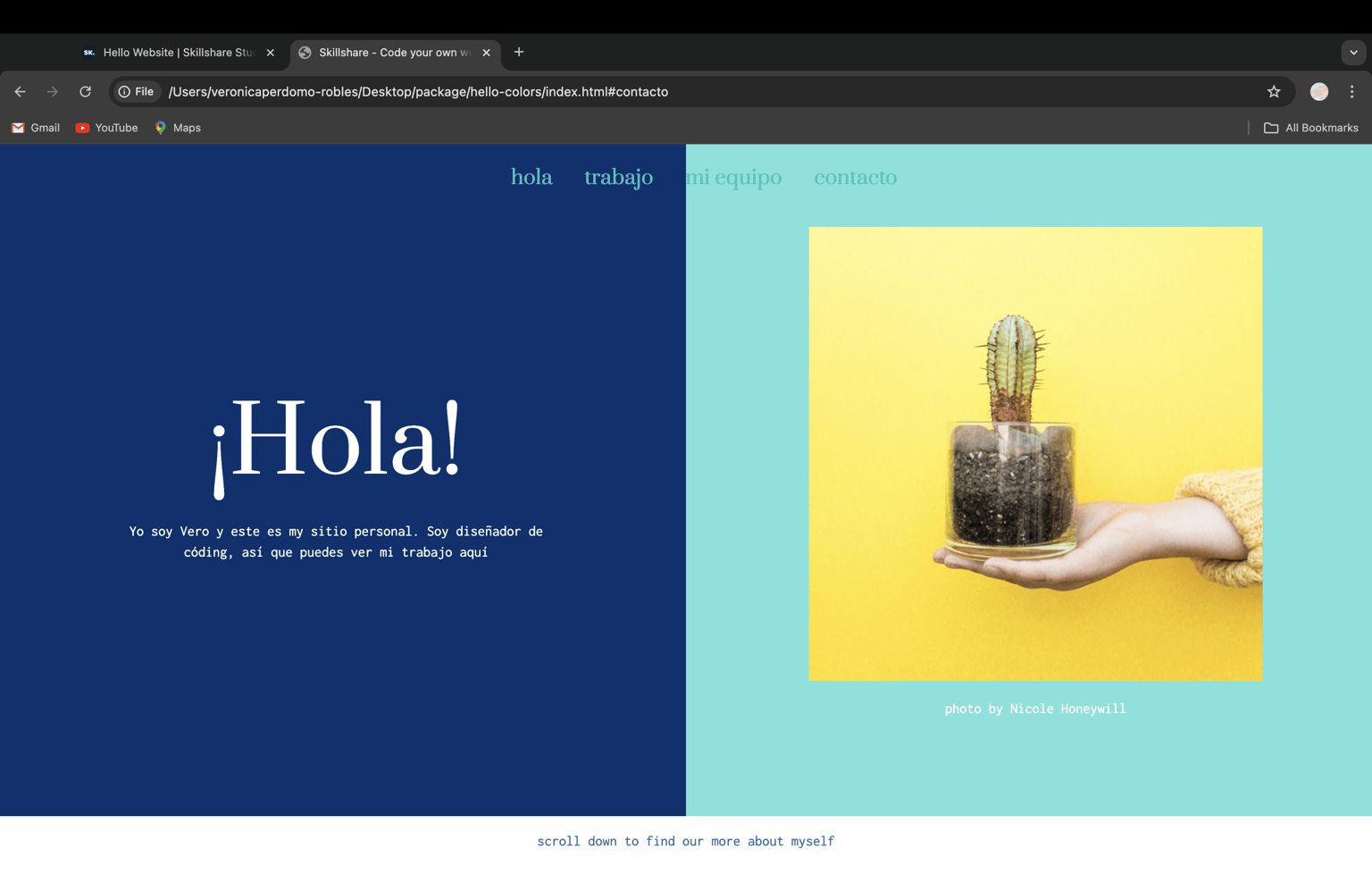 Hello Website - image 1 - student project