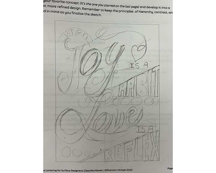 Hand Lettering - image 2 - student project