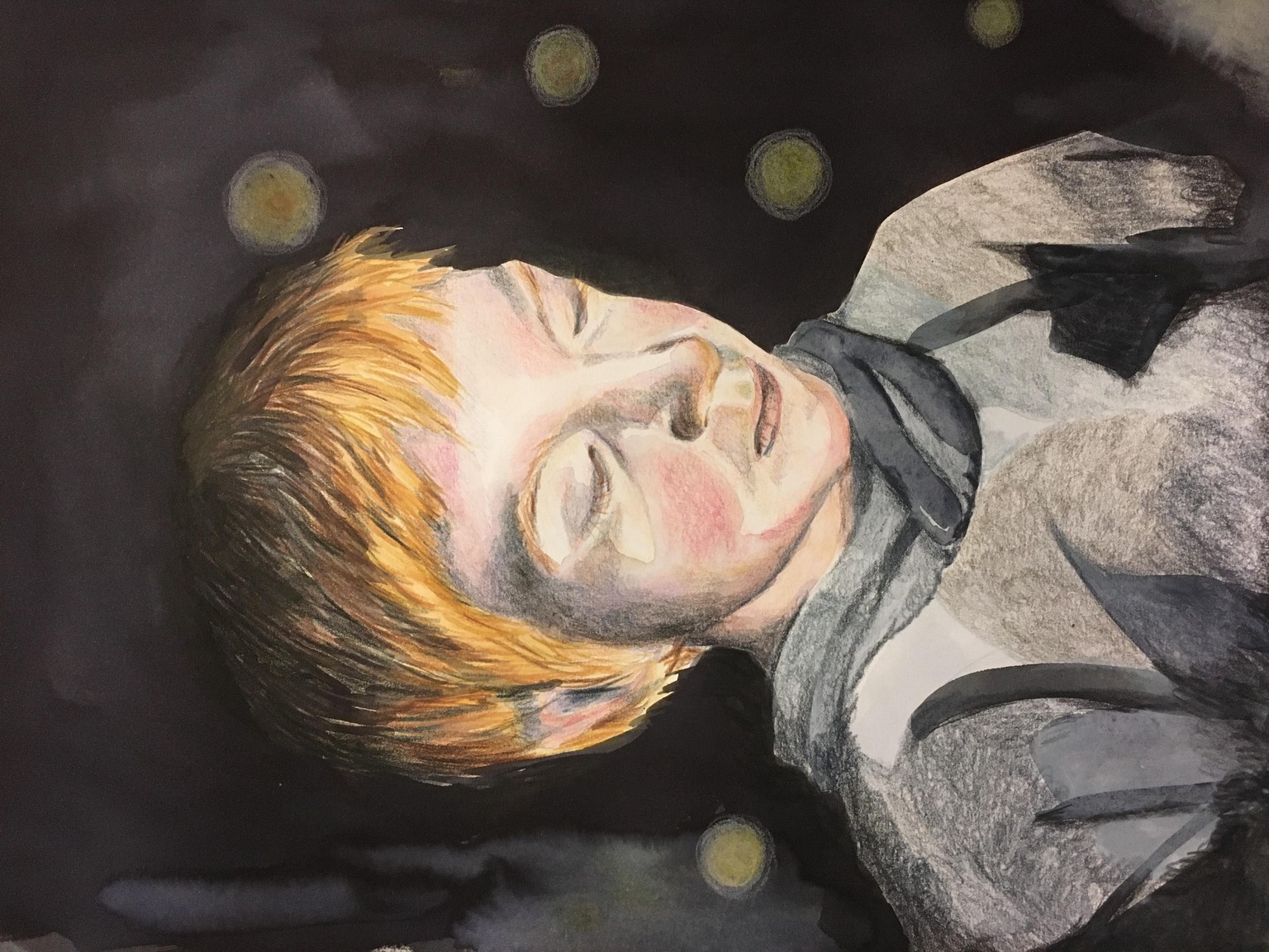 Portrait w. dramatic light - image 1 - student project