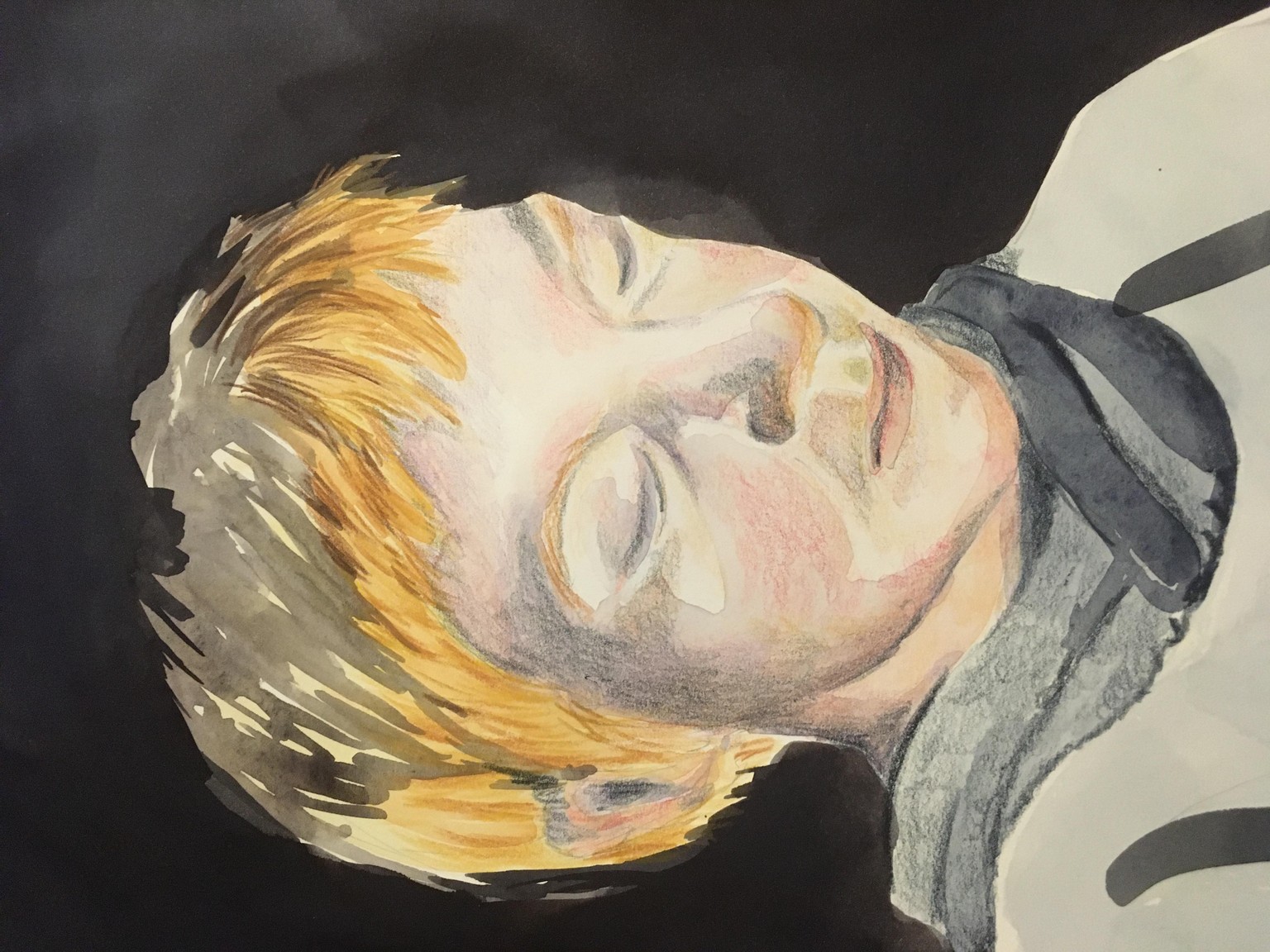 Portrait w. dramatic light - image 2 - student project