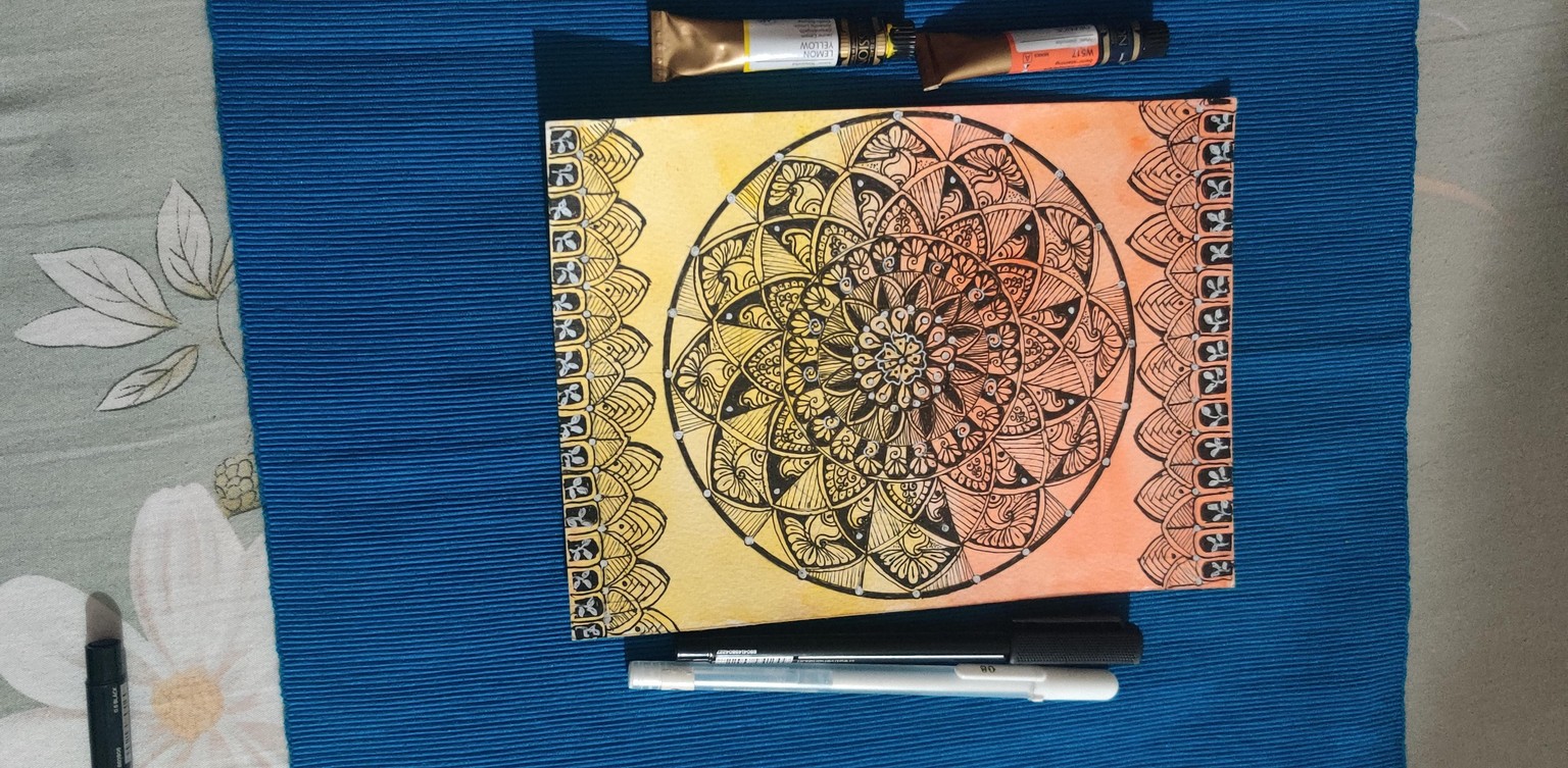 Watercolor Mandala_Basics to Masterpiece - image 1 - student project
