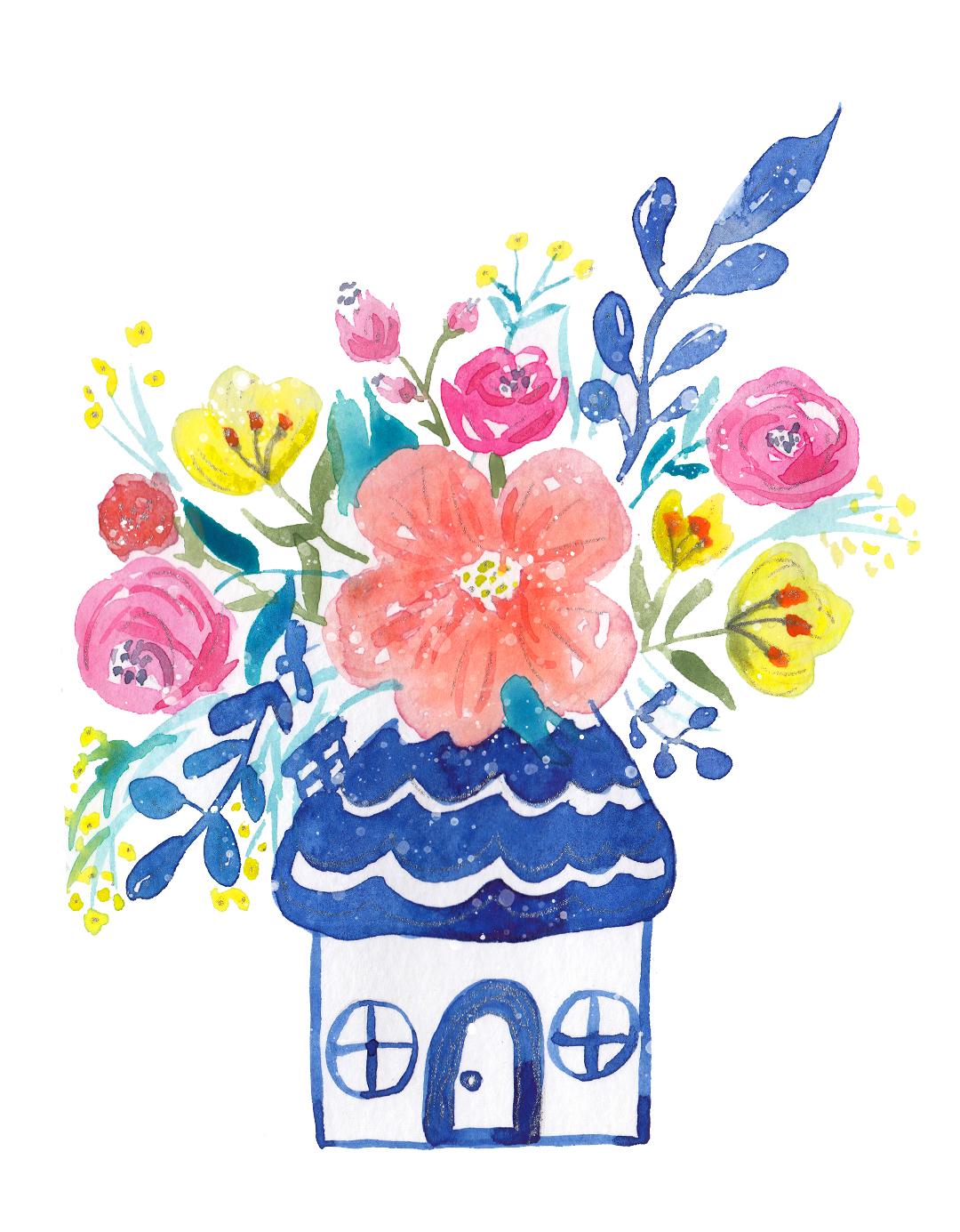 Watercolor Cards - image 2 - student project