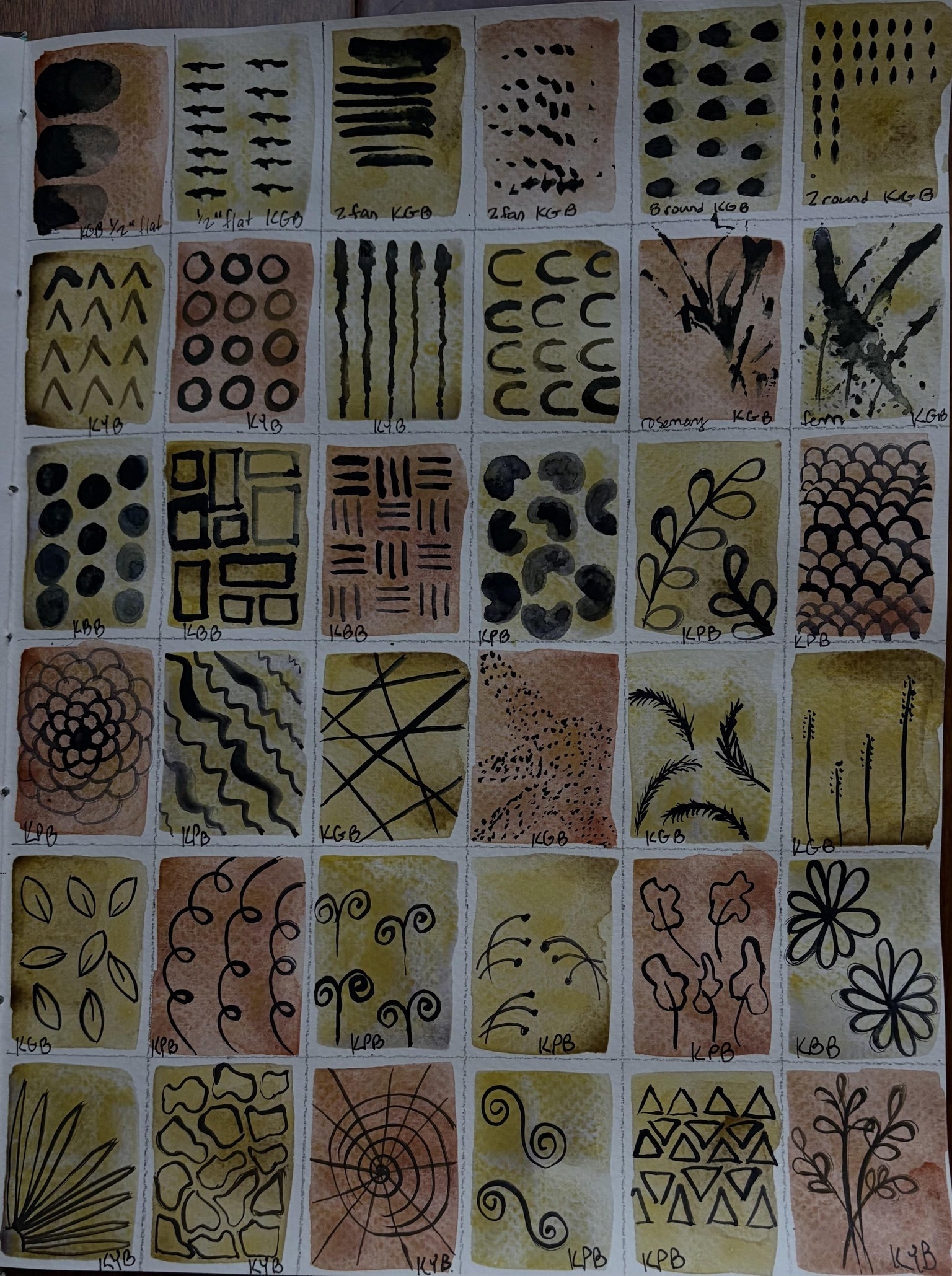super-fun way to build a mark-making library - image 9 - student project