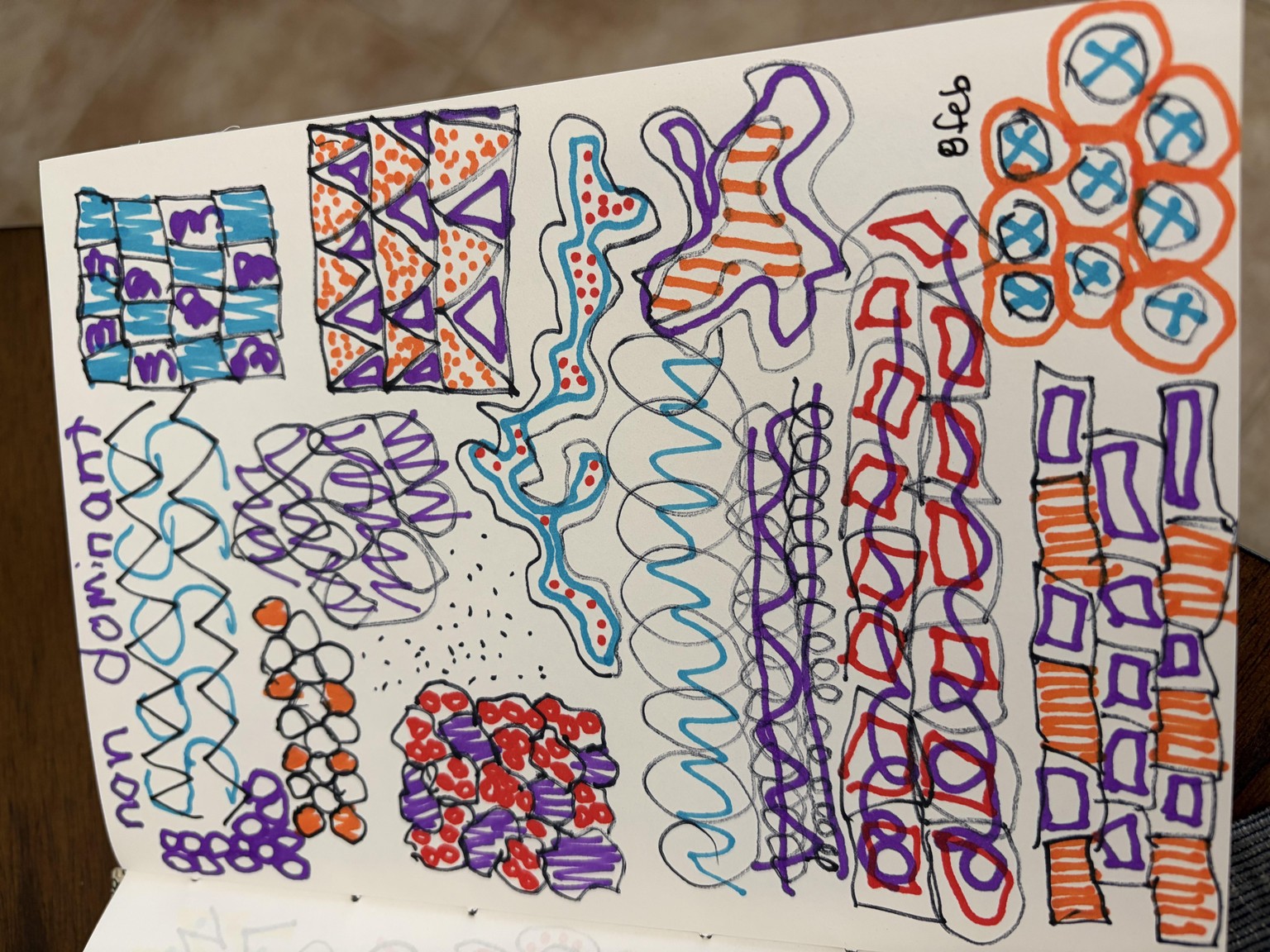 sketchbook pages - image 2 - student project