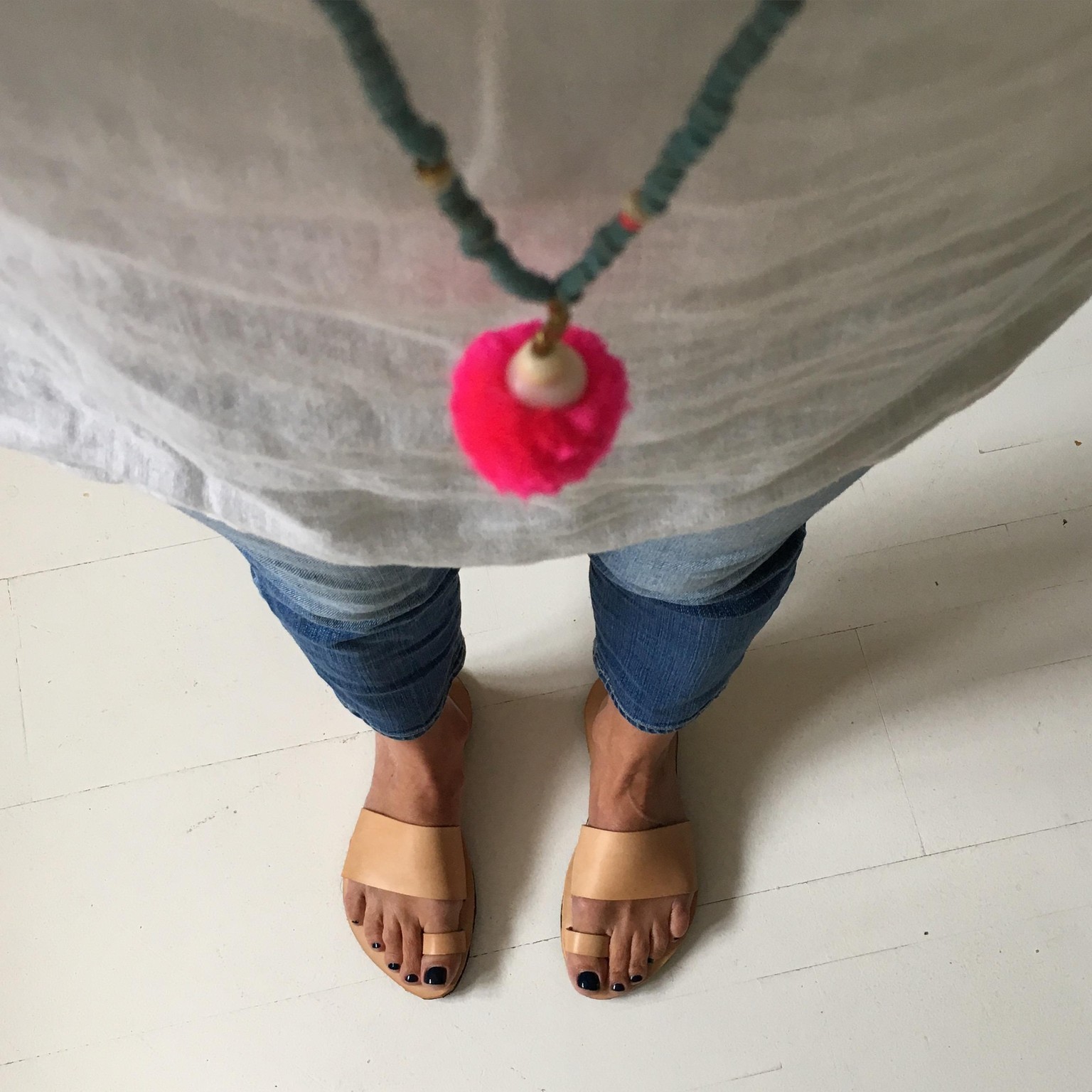 Sandal making with friends - image 2 - student project