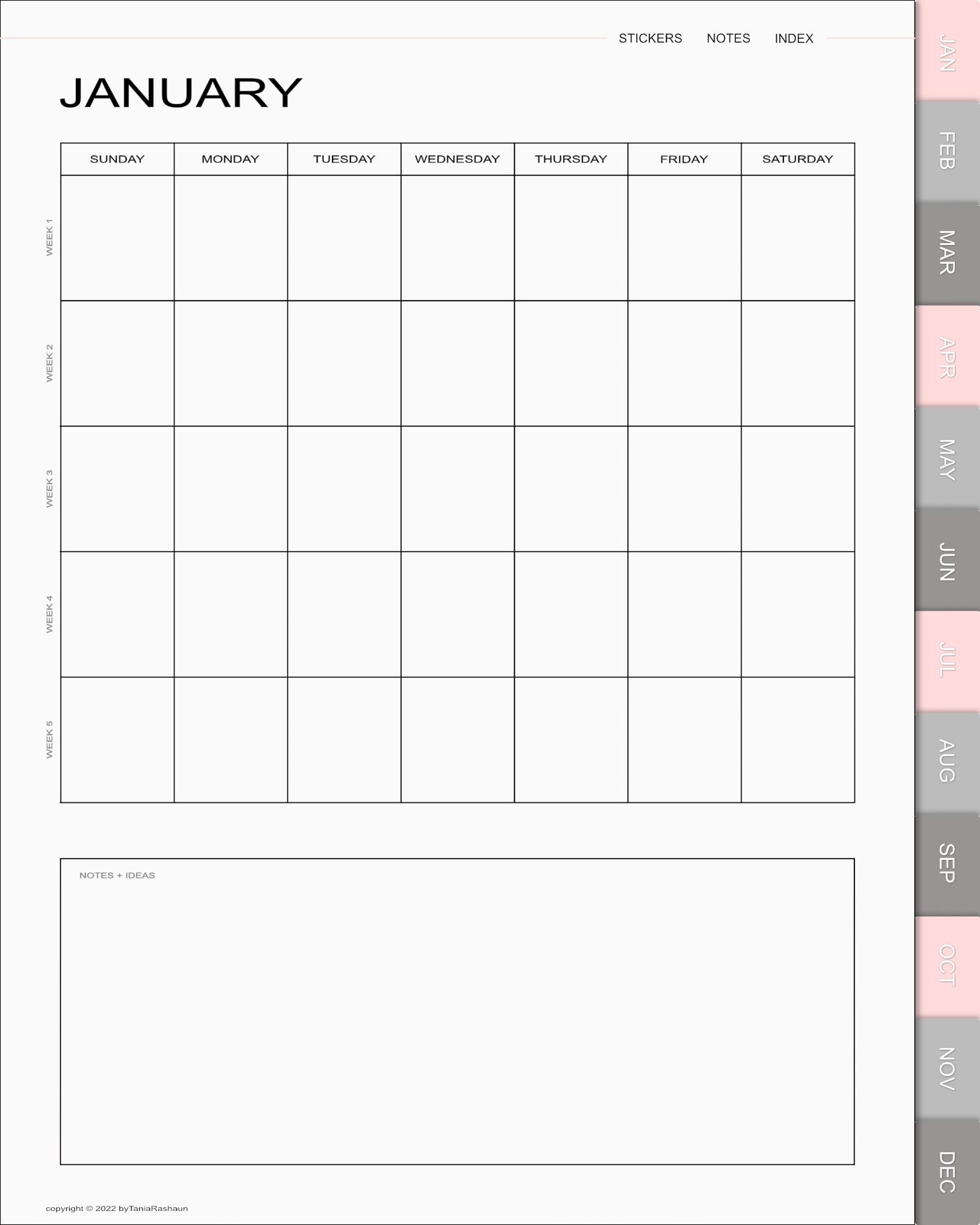 Pink Personal Planner - image 4 - student project