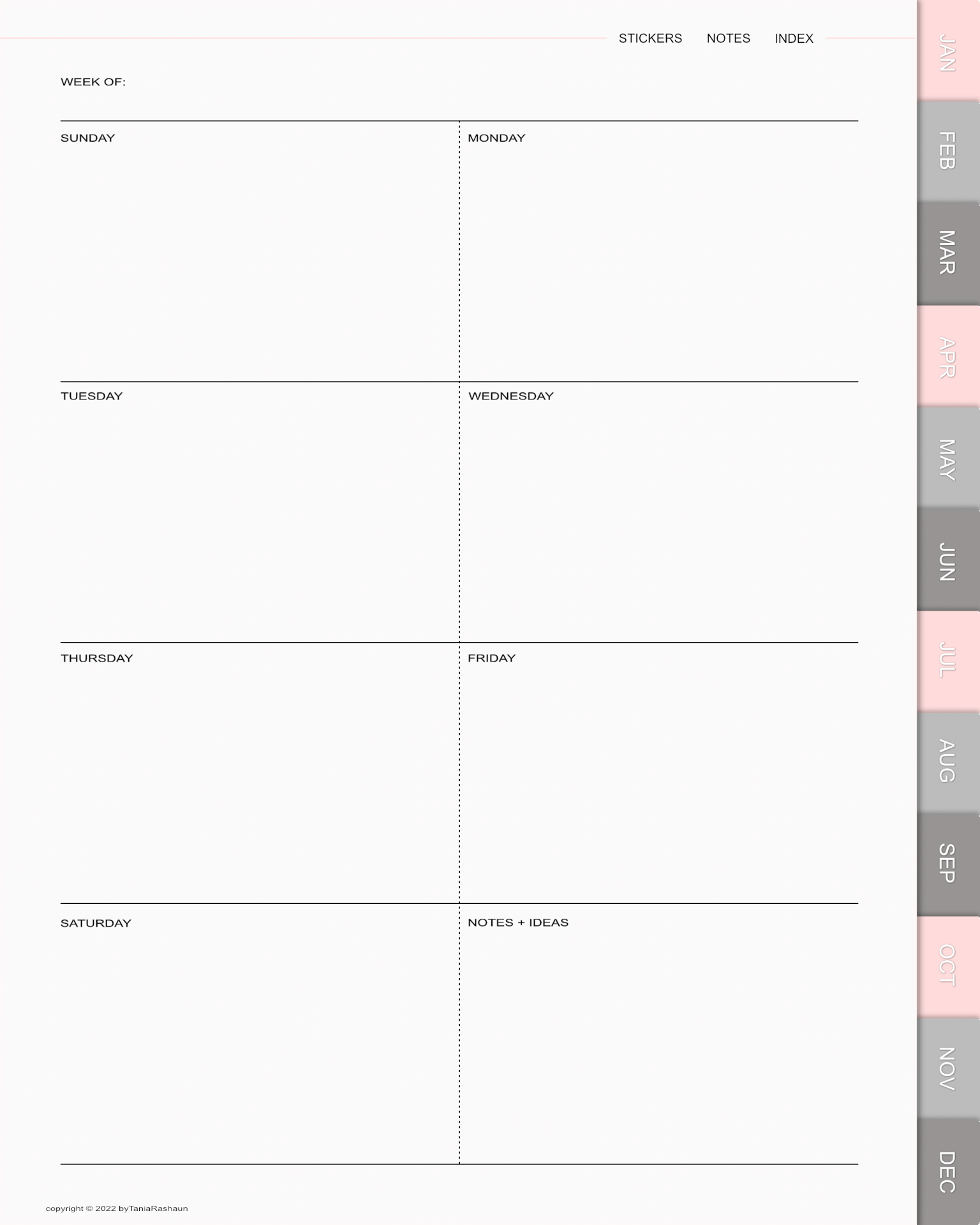 Pink Personal Planner - image 1 - student project
