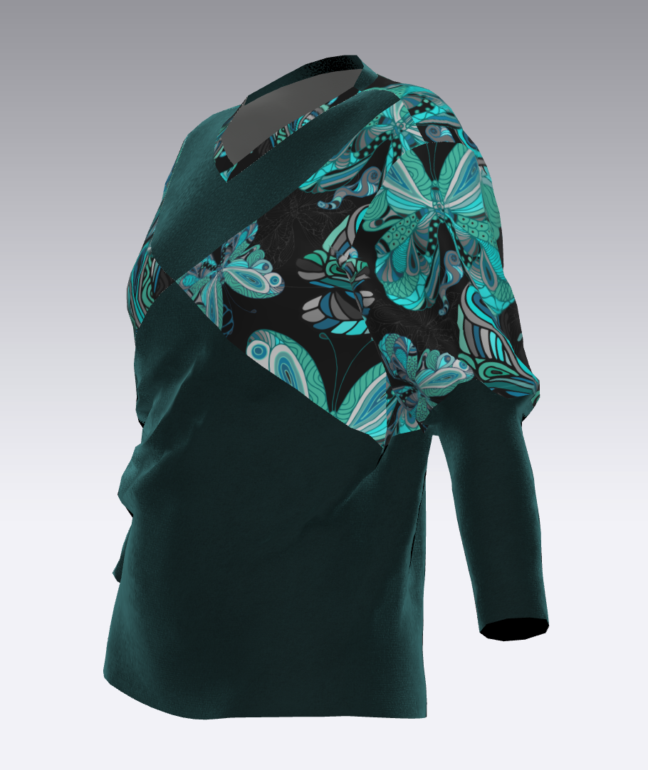 T-shirt with cutouts - image 3 - student project