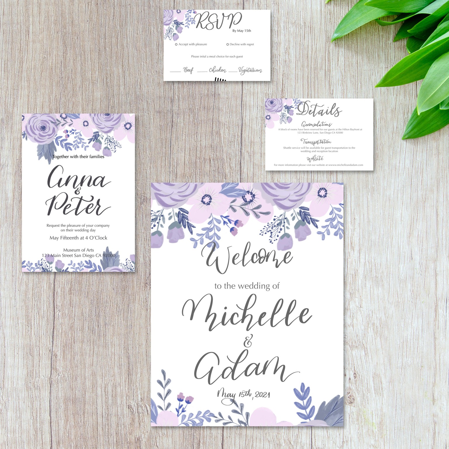 invitation suite - image 1 - student project
