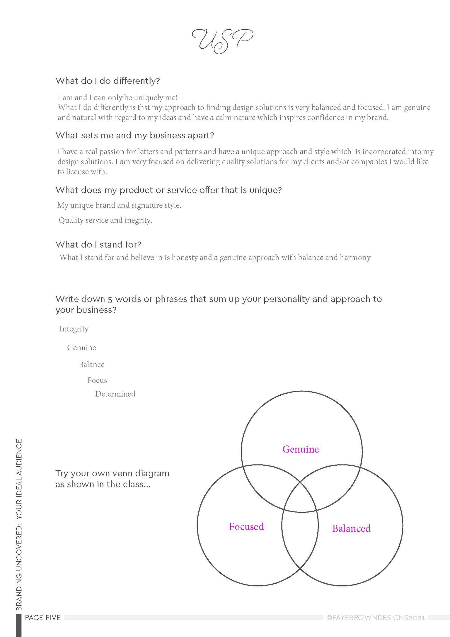 My Ideal Audience - image 2 - student project