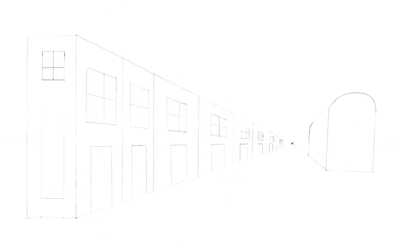 Beginner 1-Point Perspective - image 2 - student project