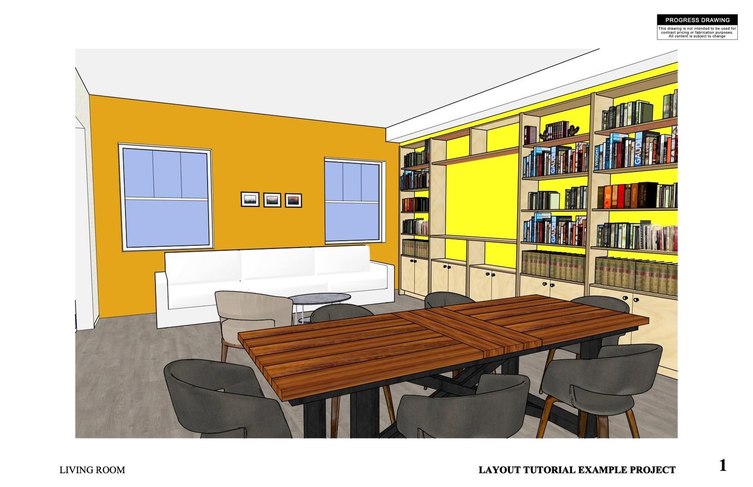 Intro to SketchUp Pro - image 1 - student project