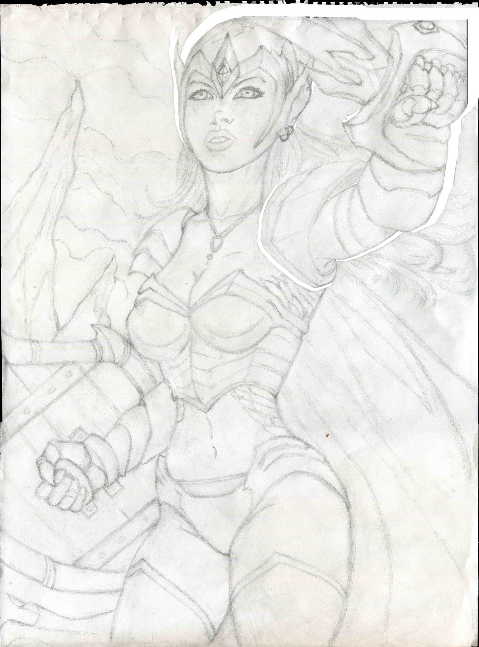 Initial Pencil Sketch - image 2 - student project