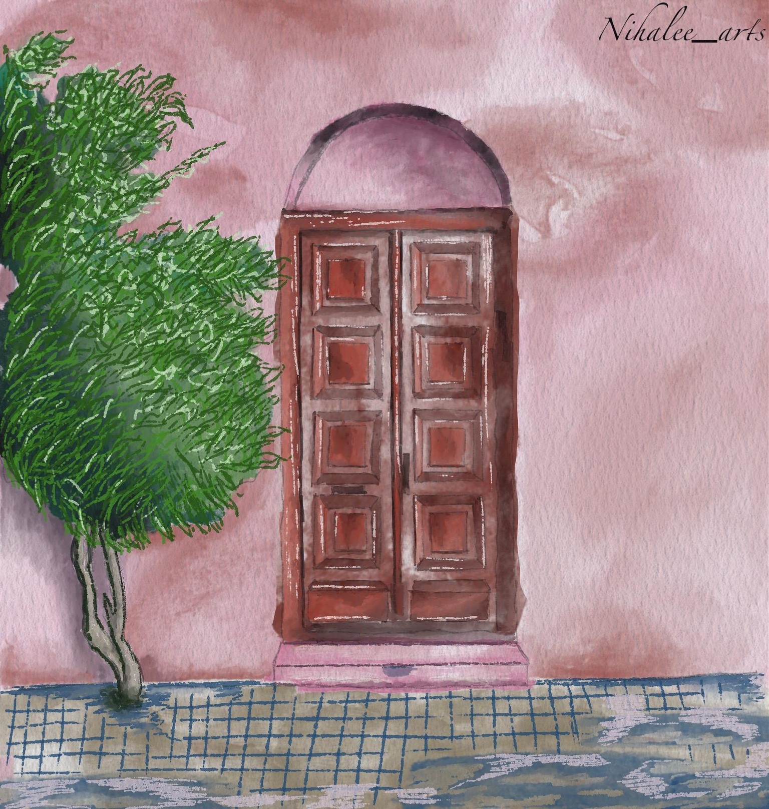 loose watercolor art-doors and windows - image 5 - student project