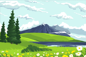 Paisaje gif - image 1 - student project