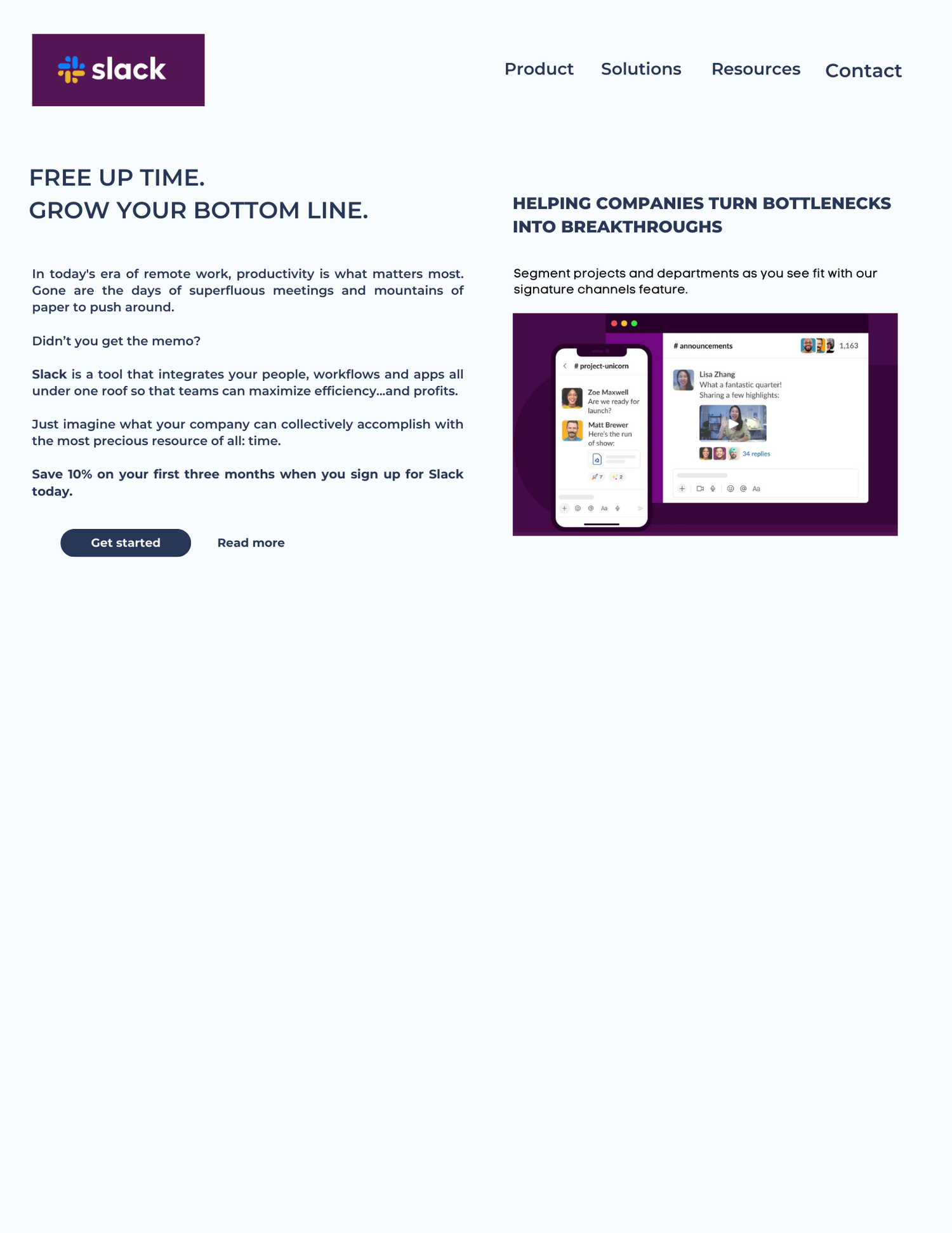 Spec Ad for Slack - image 1 - student project